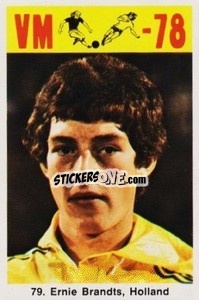 Sticker Ernie Brandts - Fodbold Argentina 1978
 n. 79 - LIBERO VM
