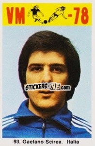 Sticker Gaetano Scirea - Fodbold Argentina 1978
 - LIBERO VM

