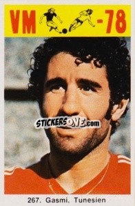 Sticker Gasmi - Fodbold Argentina 1978
 n. 267 - LIBERO VM

