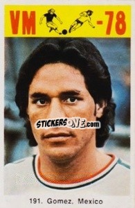 Sticker Gomez - Fodbold Argentina 1978
 - LIBERO VM
