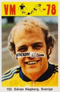 Sticker Gôran Hagberg - Fodbold Argentina 1978
 - LIBERO VM
