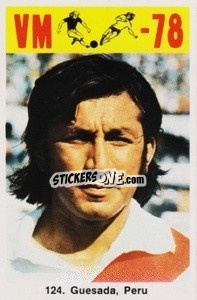 Sticker Guesada - Fodbold Argentina 1978
 - LIBERO VM
