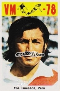 Sticker Guesada - Fodbold Argentina 1978
 n. 124 - LIBERO VM
