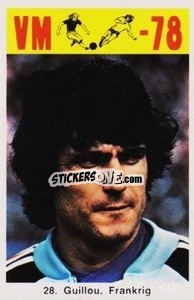 Sticker Guillou - Fodbold Argentina 1978
 - LIBERO VM
