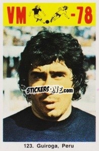 Sticker Guiroga - Fodbold Argentina 1978
 - LIBERO VM
