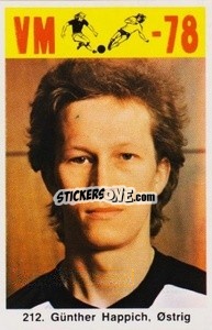 Cromo Gûnther Happich - Fodbold Argentina 1978
 n. 212 - LIBERO VM
