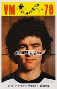 Sticker Herbert Weber