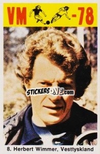 Sticker Herbert Wimmer - Fodbold Argentina 1978
 n. 8 - LIBERO VM
