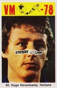 Sticker Hugo Hovenkamp - Fodbold Argentina 1978
 n. 80 - LIBERO VM

