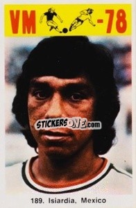Sticker Isiardia - Fodbold Argentina 1978
 n. 189 - LIBERO VM
