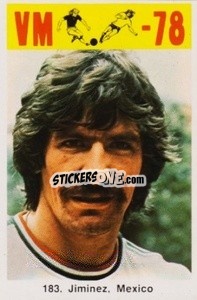 Sticker Jiminez - Fodbold Argentina 1978
 n. 183 - LIBERO VM
