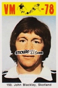 Sticker John Blackley - Fodbold Argentina 1978
 - LIBERO VM
