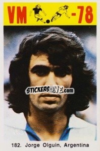 Sticker Jorge Olguin - Fodbold Argentina 1978
 n. 182 - LIBERO VM
