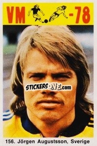Sticker Jôrgen Augustsson - Fodbold Argentina 1978
 - LIBERO VM
