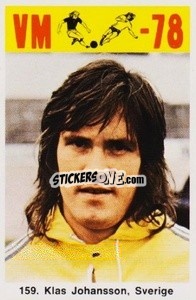 Cromo Klas Johansson - Fodbold Argentina 1978
 - LIBERO VM
