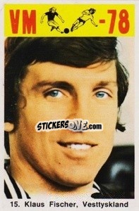 Sticker Klaus Fischer - Fodbold Argentina 1978
 n. 15 - LIBERO VM
