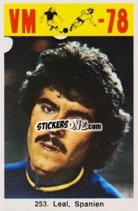 Figurina Leal - Fodbold Argentina 1978
 n. 253 - LIBERO VM
