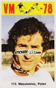Sticker Maculewicz - Fodbold Argentina 1978
 - LIBERO VM
