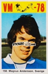 Sticker Magnus Andersson - Fodbold Argentina 1978
 - LIBERO VM
