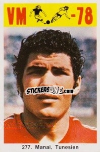 Sticker Manai - Fodbold Argentina 1978
 n. 277 - LIBERO VM
