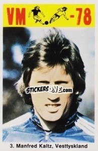Sticker Manfred Kaltz - Fodbold Argentina 1978
 - LIBERO VM
