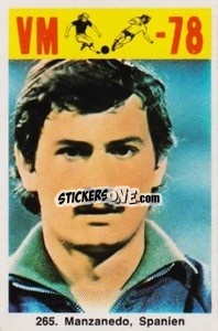 Sticker Manzanedo - Fodbold Argentina 1978
 - LIBERO VM
