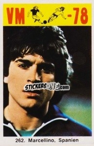 Sticker Marcellino - Fodbold Argentina 1978
 n. 262 - LIBERO VM
