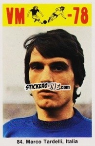 Sticker Marco Tardelli - Fodbold Argentina 1978
 n. 84 - LIBERO VM
