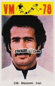 Sticker Mazlomi - Fodbold Argentina 1978
 n. 236 - LIBERO VM
