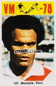 Sticker Munante - Fodbold Argentina 1978
 n. 127 - LIBERO VM
