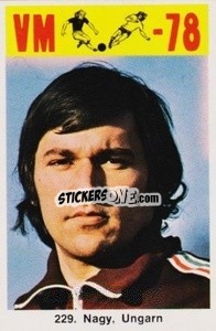 Sticker Nagy - Fodbold Argentina 1978
 n. 229 - LIBERO VM
