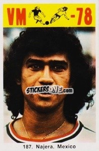 Sticker Najera - Fodbold Argentina 1978
 - LIBERO VM
