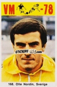 Sticker Olle Nordin - Fodbold Argentina 1978
 n. 168 - LIBERO VM

