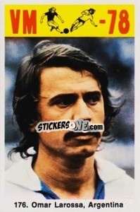 Sticker Omar Larossa - Fodbold Argentina 1978
 - LIBERO VM
