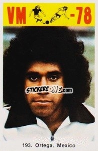 Sticker Ortega - Fodbold Argentina 1978
 n. 193 - LIBERO VM
