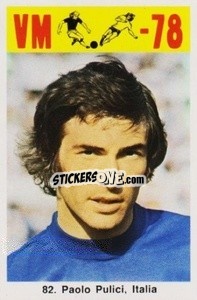 Sticker Paolo Pulici - Fodbold Argentina 1978
 - LIBERO VM
