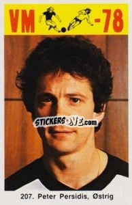 Sticker Peter Persidis - Fodbold Argentina 1978
 n. 207 - LIBERO VM
