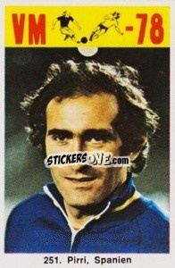 Figurina Pirri - Fodbold Argentina 1978
 - LIBERO VM
