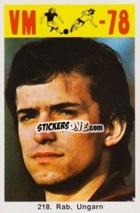Sticker Rab - Fodbold Argentina 1978
 n. 218 - LIBERO VM
