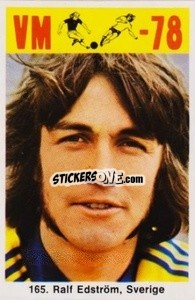 Sticker Ralf Edstrôm - Fodbold Argentina 1978
 n. 165 - LIBERO VM
