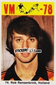 Sticker Rob Rensenbrink - Fodbold Argentina 1978
 n. 74 - LIBERO VM
