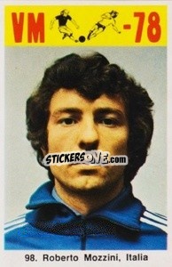 Figurina Roberto Mozzini - Fodbold Argentina 1978
 n. 98 - LIBERO VM
