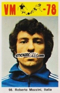 Figurina Roberto Mozzini - Fodbold Argentina 1978
 - LIBERO VM
