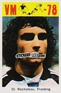 Sticker Rocheteau - Fodbold Argentina 1978
 - LIBERO VM

