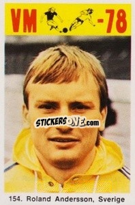 Sticker Roland Andersson