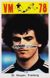 Sticker Rouyer - Fodbold Argentina 1978
 - LIBERO VM
