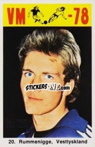 Sticker Rummenigge - Fodbold Argentina 1978
 n. 20 - LIBERO VM
