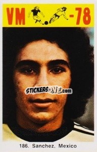 Sticker Sanchez - Fodbold Argentina 1978
 n. 186 - LIBERO VM
