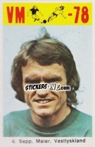 Sticker Sepp Maier - Fodbold Argentina 1978
 - LIBERO VM
