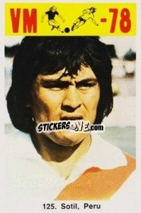 Cromo Sotil - Fodbold Argentina 1978
 - LIBERO VM
